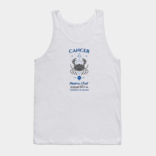 Zodiac Cancer Mantra Tank Top